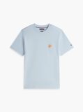 Blue Logo Embroidery Jersey T-Shirt  Men