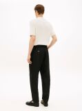 Μαύρο Smart Casual Λινό Παντελόνι Σε Tapered Γραμμή  Άνδρες