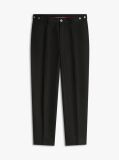 Μαύρο Smart Casual Λινό Παντελόνι Σε Tapered Γραμμή  Άνδρες