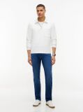 Blue Denton Slim Straight Leg Jeans  Men