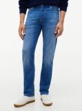 Blue Slim Straight Denton Pants  Men