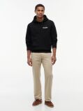 Black Back Graphic Relaxed Terry Hoody  Men
