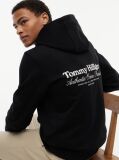 Black Back Graphic Relaxed Terry Hoody  Men
