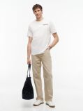 Beige Back Graphic Jersey T-Shirt  Men