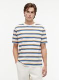 Multi Mixed Stripe Relaxed Jersey T-Shirt  Men