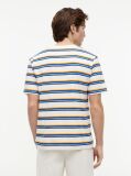 Multi Mixed Stripe Relaxed Jersey T-Shirt  Men