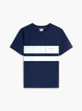 Blue Logo Colour-Blocked Relaxed T-Shirt  Men