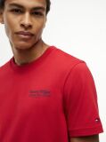 Red Back Graphic Jersey Crew Neck T-Shirt  Men