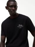 Black Logo Jersey Crew Neck T-Shirt  Men