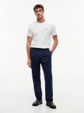White Logo Jersey Crew Neck T-Shirt  Men