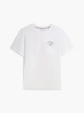 White Logo Jersey Crew Neck T-Shirt  Men
