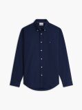 Blue Regular Fit Print Flex Poplin Shirt  Men