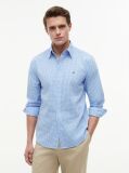 Blue Flex Poplin Gingham Shirt  Men