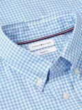 Blue Flex Poplin Gingham Shirt  Men