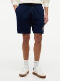 Blue Logo Embroidery Terry Sweat Bermuda Shorts  Men