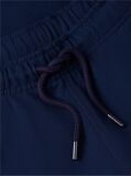 Blue Logo Embroidery Terry Sweat Bermuda Shorts  Men