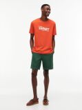 Orange Logo Graphic Jersey T-Shirt  Men