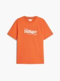 Orange Logo Graphic Jersey T-Shirt  Men