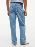 Blue Whiskered Relaxed Jeans  Men