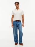 Blue Faded Loose Jeans  Men