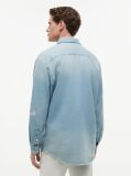 Blue Relaxed Fit Denim Shirt  Men