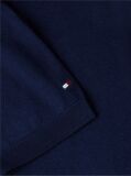 Blue Smart Casual Regular Fit Tipped Polo Shirt  Men