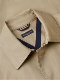 Beige New York Label Relaxed Car Coat  Men