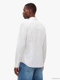 White Slim Cotton Shirt  Men