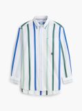 Multi Oversized Fit Crest Poplin Shirt  Men