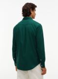 Green Regular Fit Herringbone Flannel Button-Down Shirt  Men