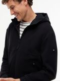 Μαύρο Performance Άνετο Fleece Hoody Με Φερμουάρ  Άνδρες