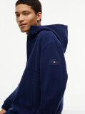 Μπλε Performance Άνετο Fleece Hoody Με Φερμουάρ  Άνδρες