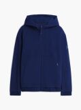 Μπλε Performance Άνετο Fleece Hoody Με Φερμουάρ  Άνδρες