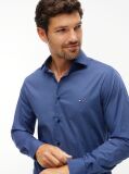Μπλε Πουκάμισο Slim Από Ποπλίνα Με Σχέδιο  Άνδρες