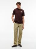 Brown Back Graphic Crew Neck T-Shirt  Men