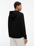 Μαύρο Hoody Με Μίξη Υφών Και Λογότυπο  Άνδρες