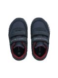 Blue Low Cut Velcro Sneakers  Kids Unisex