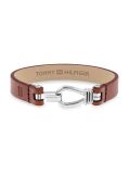 Brown Brown Leather Bracelet  Unisex