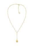 Gold Drop Bead necklace  Women