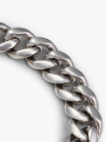 Silver Stainless Steel Chain-Link Bracelet  Men