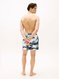 Multi Print Mid Length Swim Trunks  Men