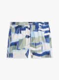 Multi Print Mid Length Swim Trunks  Men