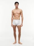 White 3-Pack Signature Repeat Logo Waistband Trunks  Men