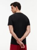 Black 3-Pack Premium Essential V-Neck Lounge T-Shirts  Men