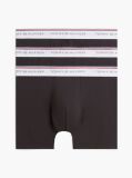 Black 3-Pack Global Stripe Waistband Boxer Briefs  Men
