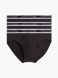 Black 3-Pack Signature Repeat Logo Waistband Briefs  Men