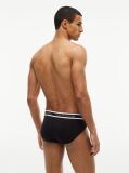 Black 3-Pack Signature Repeat Logo Waistband Briefs  Men