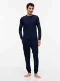 Blue Everyday Luxe Pyjama Set  Men