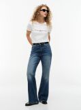 White Organic Cotton Logo T-Shirt  Women