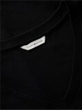 Black V-Neck Slim Fit T-Shirt  Women